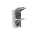 Manufacturers Selling Vertical Double Schuko Power Outlet